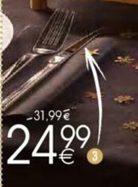 Cora 24 bestekset in RVS ETERNUM DIVA aanbieding