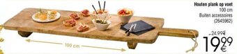 Cora Houten plank op voet aanbieding