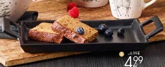 Cora Rechthoekige schotel in aluminium aanbieding