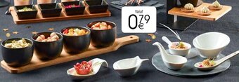 Cora Assortiment voor aperitiefhapjes in porselein aanbieding