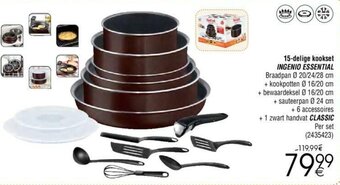 Cora 15-delige kookset INGENIO ESSENTIAL aanbieding