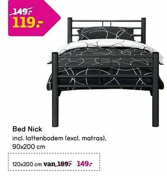 Leen Bakker Bed nick aanbieding