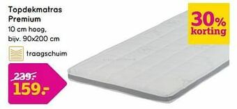 Leen Bakker Topdekmatras premium aanbieding