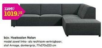 Leen Bakker Hoeksalon nolan aanbieding