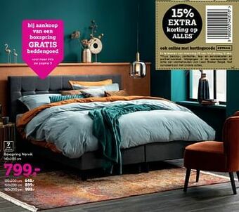 Leen Bakker Boxspring narvik aanbieding