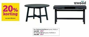Leen Bakker Eetkamertafel benson aanbieding