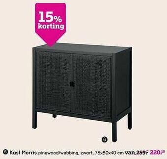 Leen Bakker Kast morris aanbieding