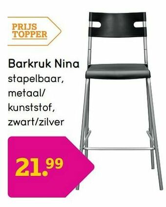 Leen Bakker Barkruk nina aanbieding