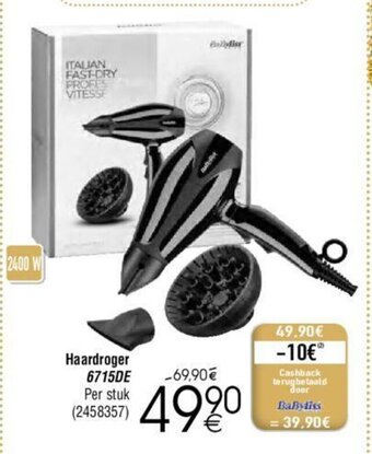 Cora Haardroger 6715DE aanbieding