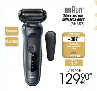 Cora Braun Scheerapparaat 60N100S GREY aanbieding