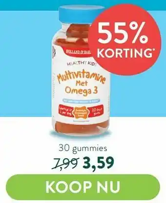 Holland & Barrett Multivitamine met omega 3 aanbieding