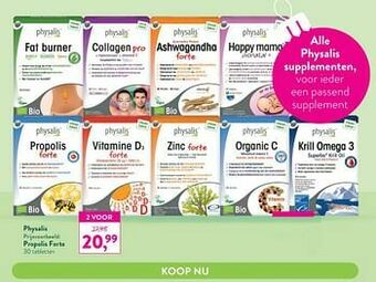 Holland & Barrett Propolis forte aanbieding