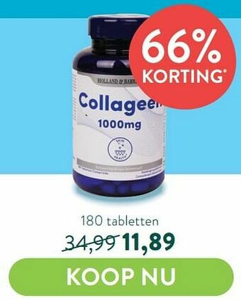 Holland & Barrett Collageen 1000mg aanbieding