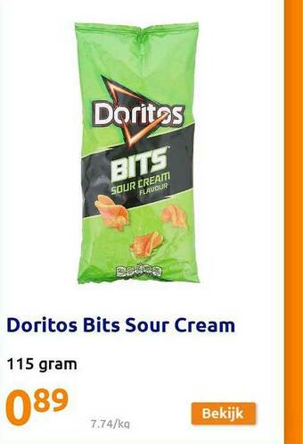 Action Doritos Bits Sour Cream aanbieding