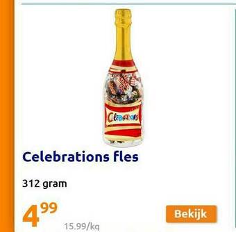 Action Celebrations Fles aanbieding