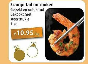 Aronde Scampi Tail On Cooked aanbieding