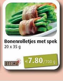 Bonenrolletjes Met Spek