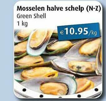 Mosselen Halve Schelp