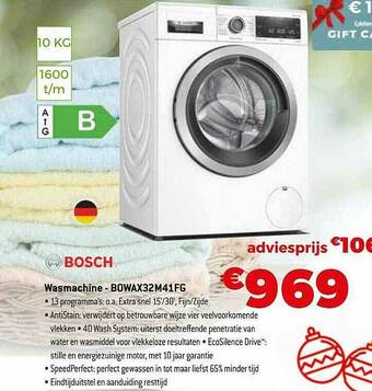 Exellent Wasmachine aanbieding