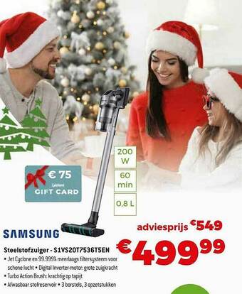 Exellent Samsung Steelstofzuiger aanbieding