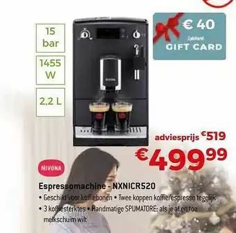 Exellent Nivona Espressomachine aanbieding