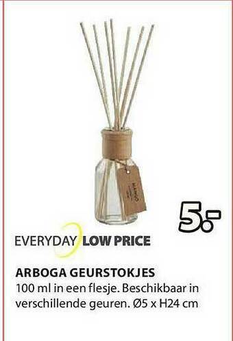 Jysk Arboga Geurstokjes aanbieding