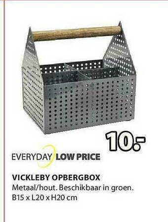 Jysk Vickleby Opbergbox aanbieding