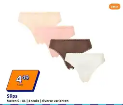 Action Slips aanbieding