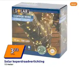 Action Solar koperdraadverlichting aanbieding