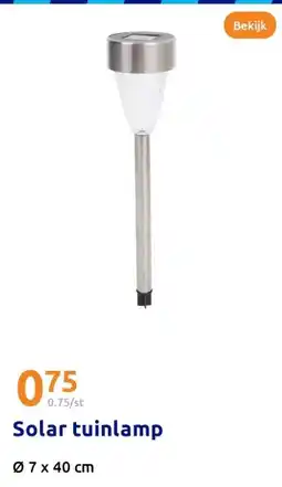 Action Solar tuinlamp aanbieding
