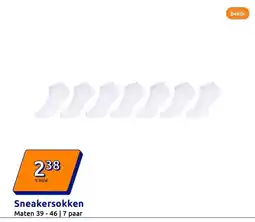 Action Sneakersokken aanbieding