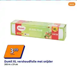 Action Dumil XL vershoudfolie met snijder aanbieding