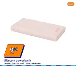 Action Sitecom powerbank aanbieding