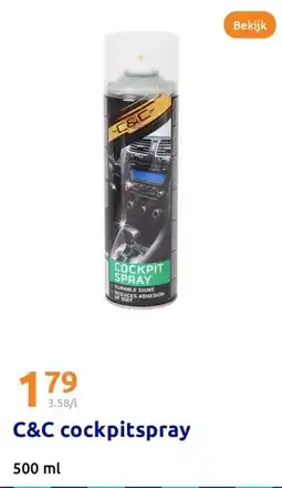 Action C&C cockpitspray aanbieding