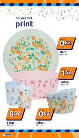 Action Schaal aanbieding
