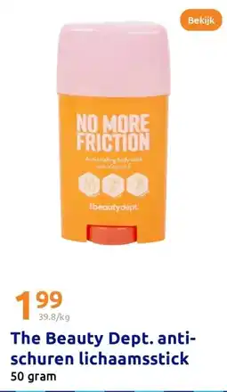 Action The Beauty Dept. anti-schuren lichaamsstick aanbieding