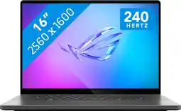 Coolblue ASUS ROG Zephyrus G16 OLED GU605CX-QR106W Azerty aanbieding