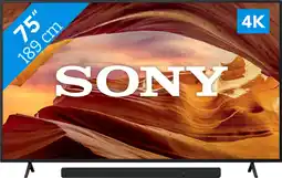 Coolblue Sony KD-75X75WL (2023) + Soundbar aanbieding