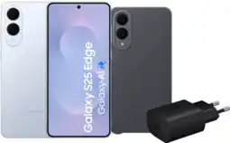Coolblue Samsung Galaxy S25 Edge 512GB Blauw 5G + Accessoirepakket aanbieding