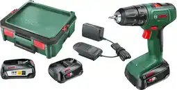 Coolblue Bosch EasyDrill 18V-40 2,5 Ah Accu (2x) SystemBox S Starterspakket aanbieding
