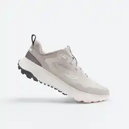 Decathlon Hardloopschoenen trailschoenen dames JF190 Grip beige roze aanbieding