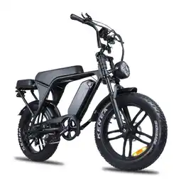 Decathlon Ouxi V8 5.0 fatbike inclusief alarm , achterzitje en voetsteuntjes en tas aanbieding