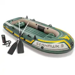 Decathlon Opblaasbare boot inclusief accessoires - 3 personen - Seahawk 3 - 295 x 137 CM aanbieding