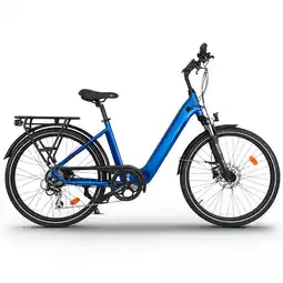 Decathlon UB100 | Veelzijdige stads-e-bike | Actieradius tot 140 km | Blauw | 26 aanbieding