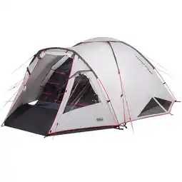 Decathlon High Peak koepeltent Almada 4.0, 3.000 mm waterdicht, UV 80 zonwering aanbieding