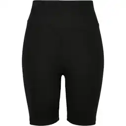 Decathlon Hoge taille wielershorts voor Dames (Zwart) aanbieding