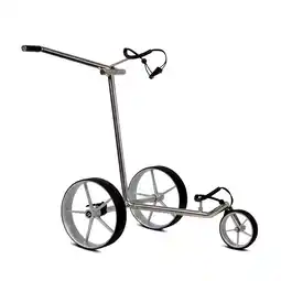 Decathlon Tour Made Haicaddy HC3X roestvrijstalen push golftrolley aanbieding