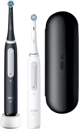 Coolblue Oral-B iO 4 Noir et Blanc Lot de 2 aanbieding