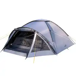 Decathlon Koepeltent Dale 4 - 4 persoons kampeertent - 1 donkere slaapcabine aanbieding