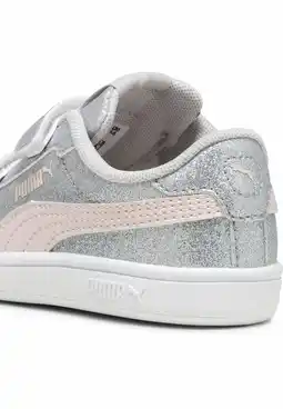 Decathlon PUMA Smash 3.0 Glitz Glam sneakers voor peuters PUMA Glacial Gray Frosty Pink aanbieding